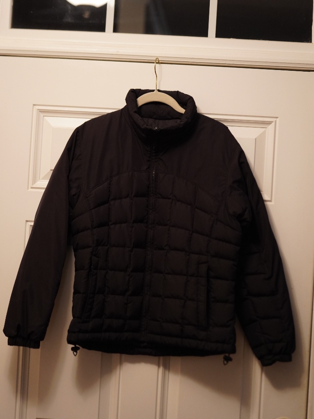 Columbia Black Puffer Jacket Women’s Medium Full Zip